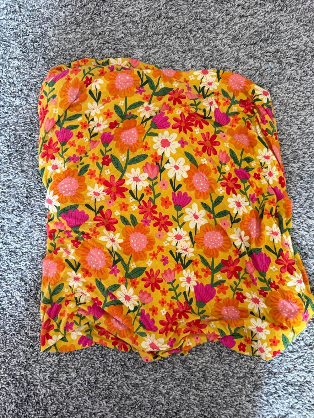 Little Sleepies Sunny Garden Twirl Crib Sheet